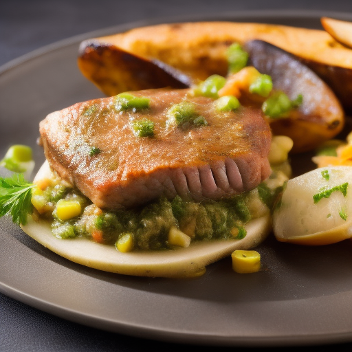 Filete de Carne Argentino con Salsa Chimichurri

