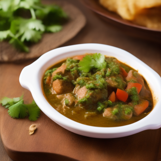 Guiso de Carne Argentina con Chimichurri

