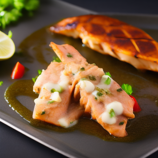 Filetes de Pescado a la Parrilla con Chimichurri

