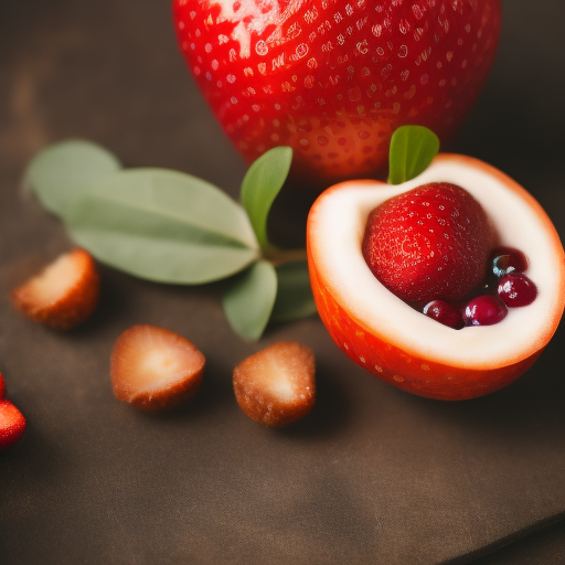 Delicioso postre argentino de crema y frutas

