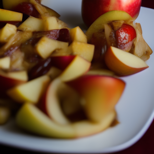 Delicioso postre de Manzanas Caramelizadas

