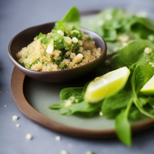 Ensalada de Quinoa con Verduras y Aderezo de Limón

