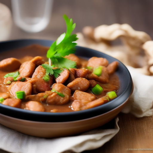 Una receta china única y deliciosa: Carne con Brotes de Frijoles

