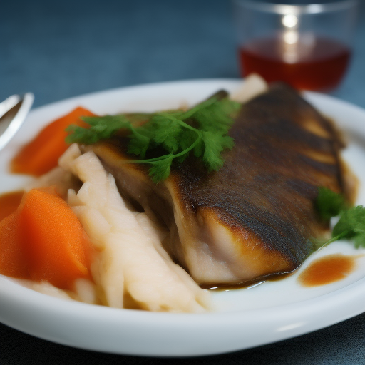 Receta china única de pescado

