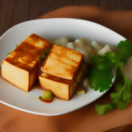 Receta China de Postre - Tofu con Jarabe de Jengibre

