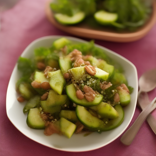 Ensalada de pepino y zanahoria estilo chino

