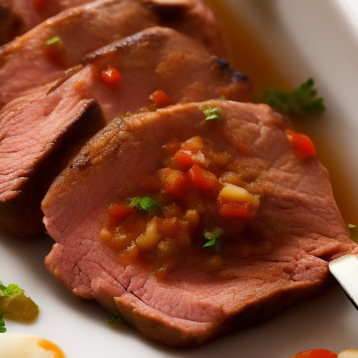 Receta de Carne de Ternera con Salsa Española

