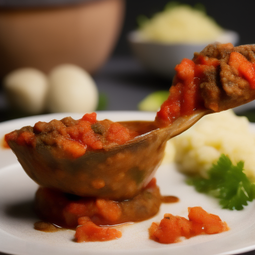 Delicioso plato de carne de España: Albóndigas con Salsa de Tomate

