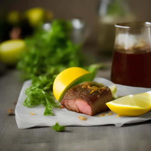 Carne de Cerdo al Horno con Hierbas y Limón

