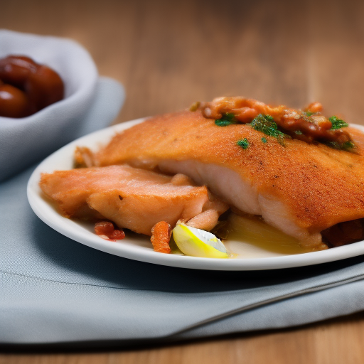 Delicia de Pescado al Horno con Sabor a España

