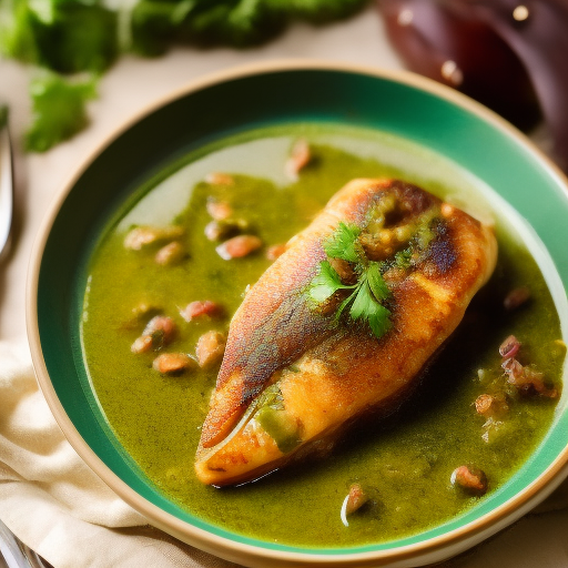 "Delicia española: Receta de Pescado en Salsa Verde"

