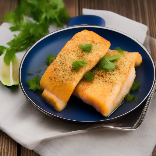 Receta de pescado al horno con verduras

