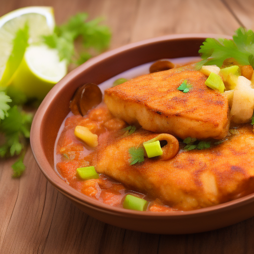 Delicioso guiso de pescado a la española
