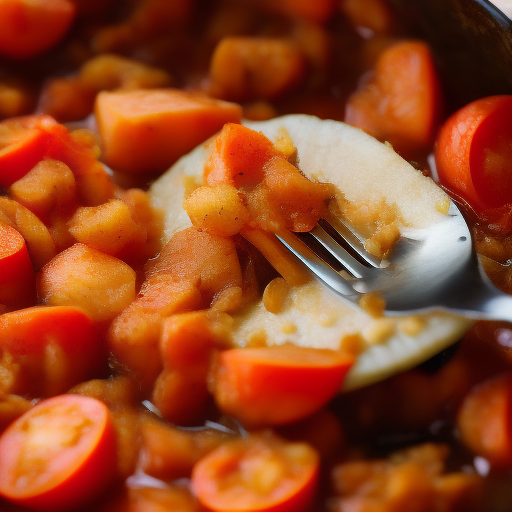 Receta de pescado a la española con pimientos y tomates

