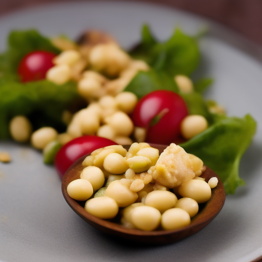 Ensalada de Garbanzos con Atún y Pimientos

