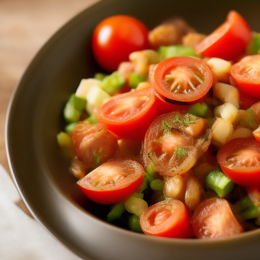 Ensalada de tomate, olivas y anchoas: Receta española especial

