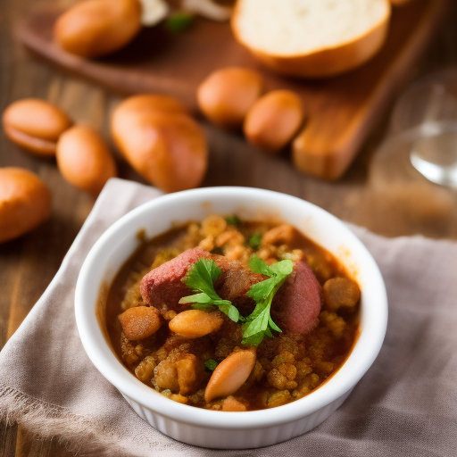 Cassoulet de carne, una receta francesa tradicional

