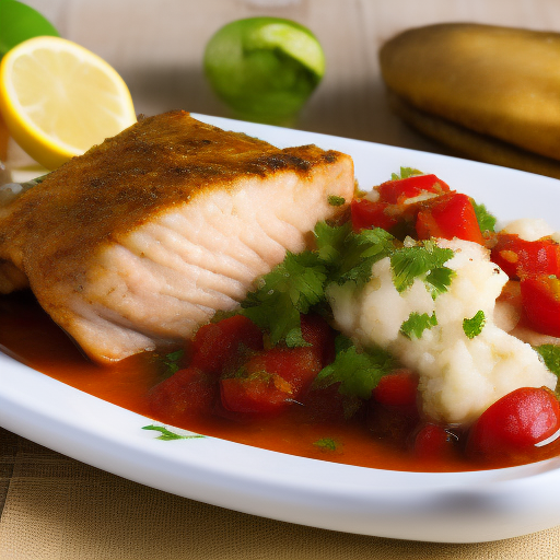 Filete de pescado en salsa de mostaza, una deliciosa receta francesa

