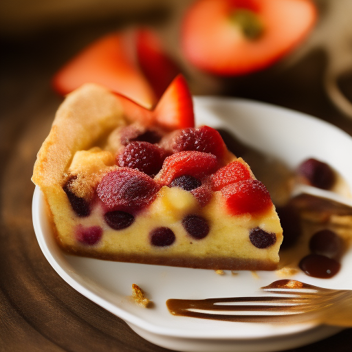 Delicioso postre francés: clafoutis de frutas de verano
