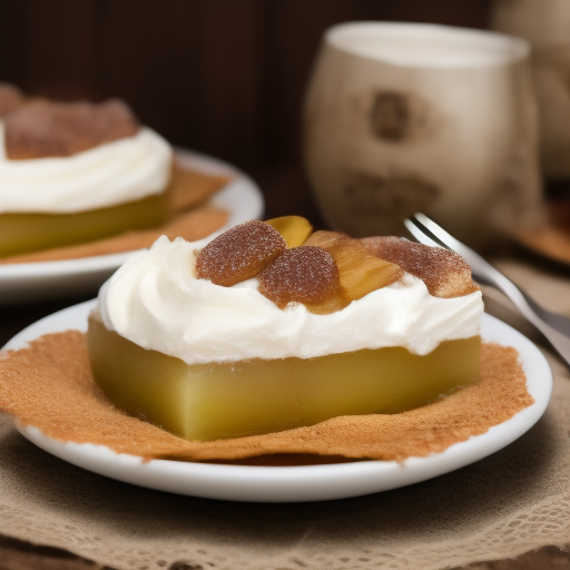 Delicioso postre francés: tarta de manzana con crema de almendras

