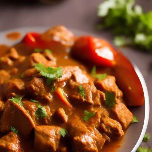 Deliciosa receta india de carne de cordero al curry

