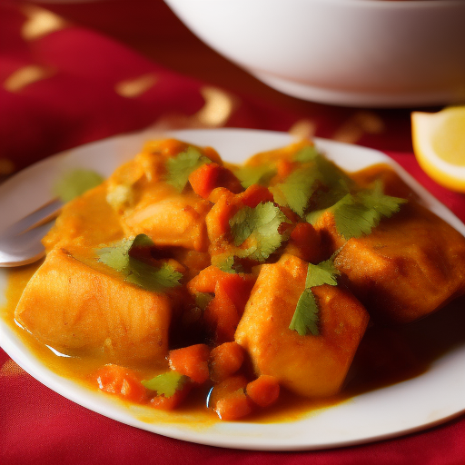 Receta india de pescado al curry

