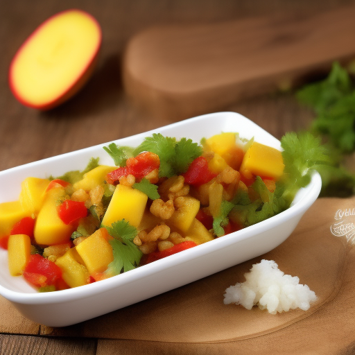 Ensalada India de Garbanzos y Mango - Una Receta Saludable y Deliciosa

