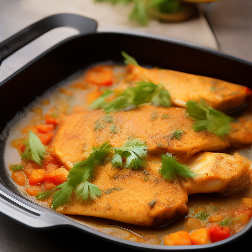 Delicioso plato italiano de pescado: Receta de dorada al horno con vegetales

