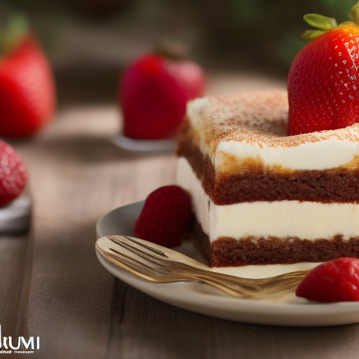 Receta de postre italiano: Tiramisú de frutas del bosque

