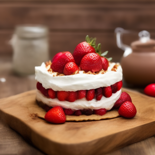 Deliciosa receta italiana de postre: Tiramisú de fresas.

