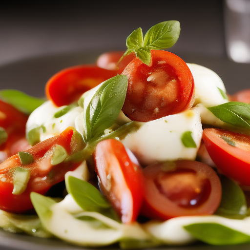 Receta de Ensalada Caprese con un toque italiano 

