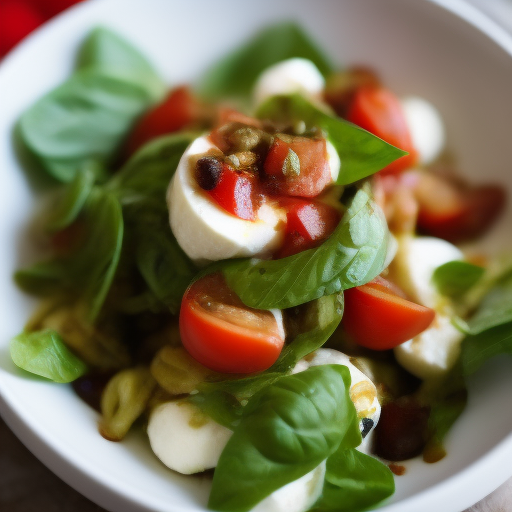 Deliciosa Ensalada Caprese de Italia

