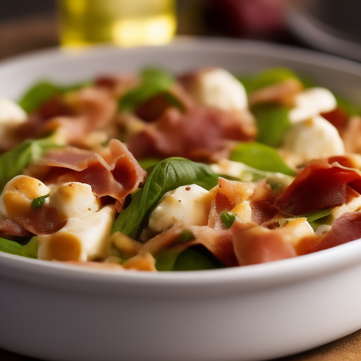 Ensalada Italiana con Mozzarella y Prosciutto

