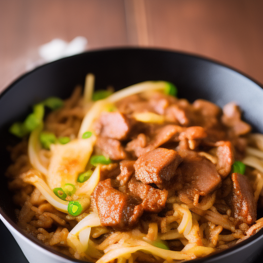 Prepare la deliciosa carne japonesa "Gyudon" en casa

