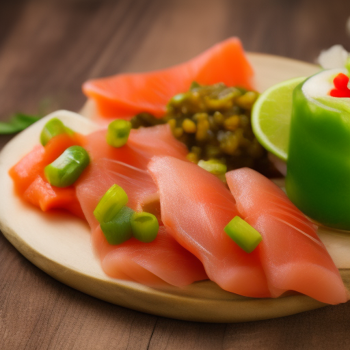 Receta Japonesa de Sashimi de Atún con Salsa de Soja

