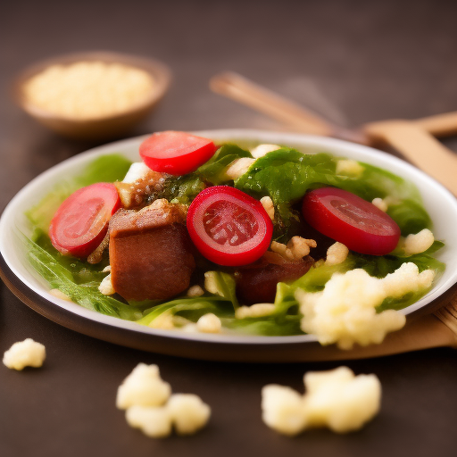 Ensalada de algas al estilo japonés 

