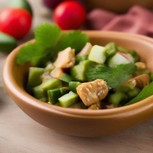 Ensalada Japonesa de Sandía y Pepino

