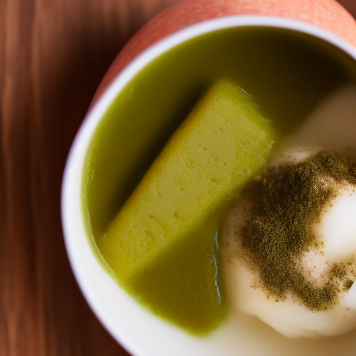 Delicioso postre japonés: Mochi de té matcha

