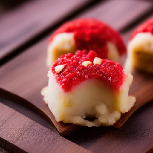 Delicioso postre japonés: Mochi de fresa

