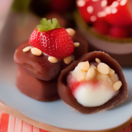 Delicioso Postre Japonés: Mochi de Fresa

