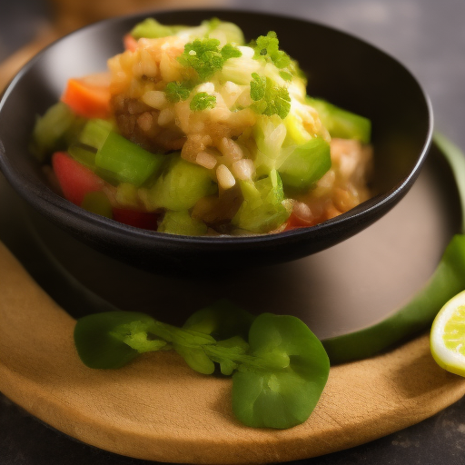 Ensalada de algas al estilo japonés

