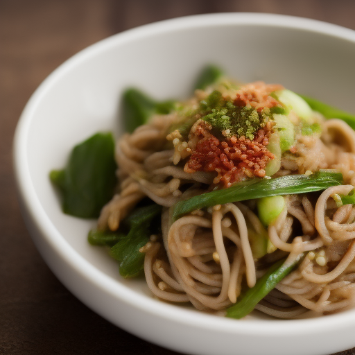 Ensalada de Soba Japonesa: Una Delicia Nutritiva y Deliciosa 

