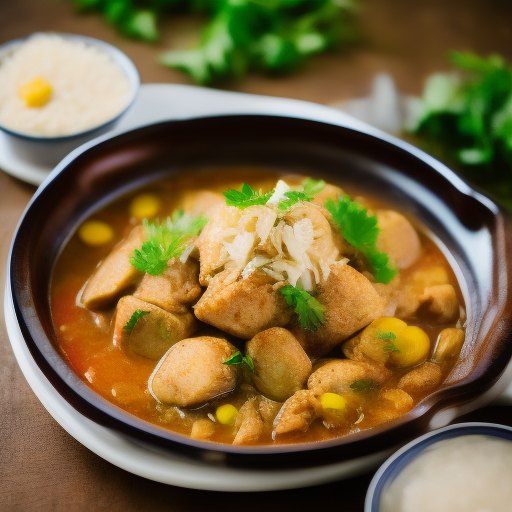 Tajine de Pollo con Limón y Aceitunas

