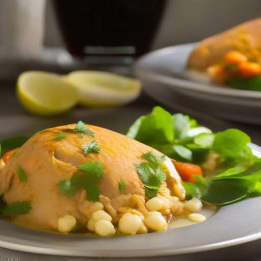 Tajine de Pollo con Limón y Aceitunas: una Deliciosa Receta Marroquí

