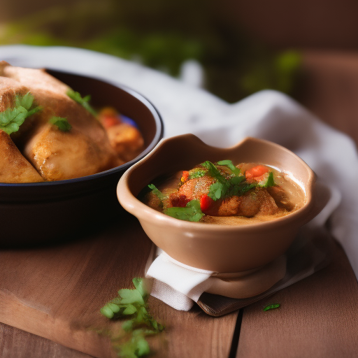 Tajine de Pollo con Aceitunas y Limones

