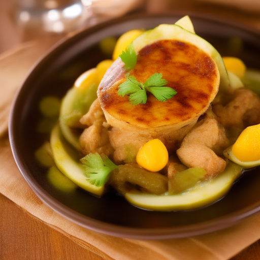 Tajine de Pollo con Limón y Aceitunas

