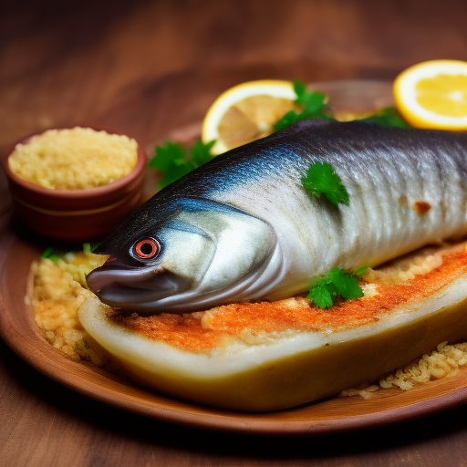 Delicioso Pescado al Horno con Especias Marroquíes
