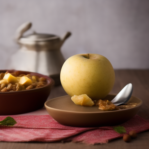 Delicioso postre marroquí: Tajine de manzana y almendra

