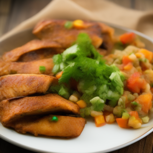 Pescado Mexicano al Horno con Salsa de Aguacate

