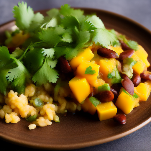 Ensalada de Mango y Camarones con Aderezo de Cilantro: ¡Una Deliciosa Receta Mexicana!

